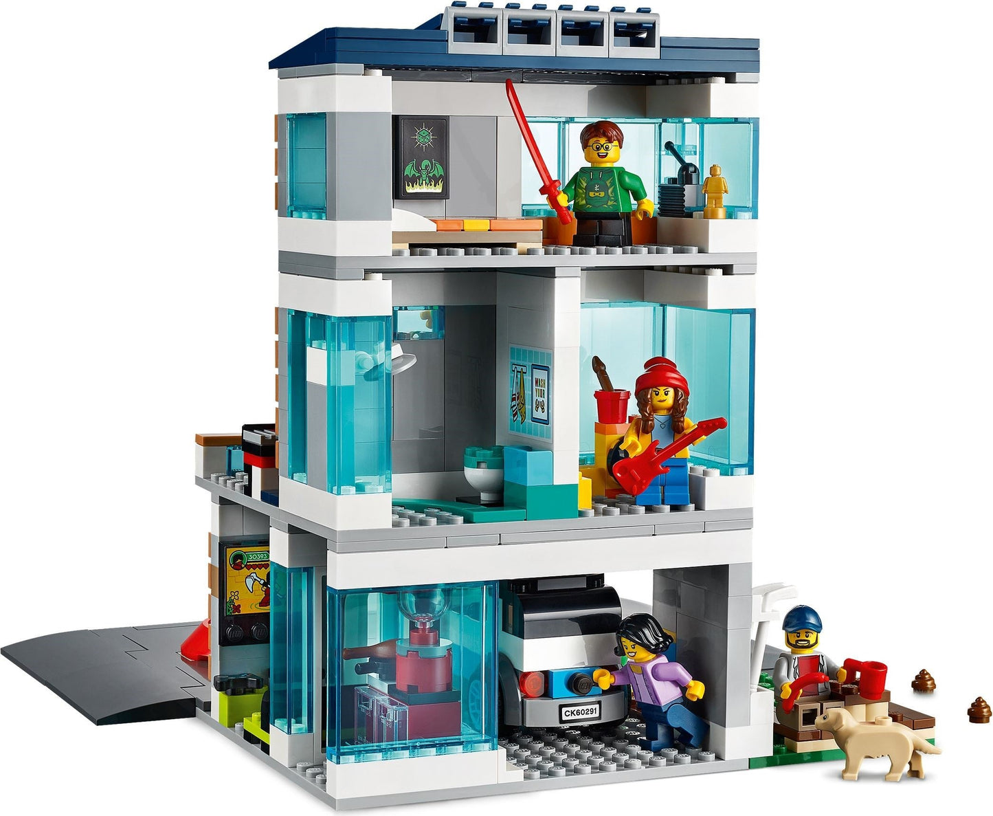 LEGO 60291 Family House: Eco-Friendly Playset with EV
