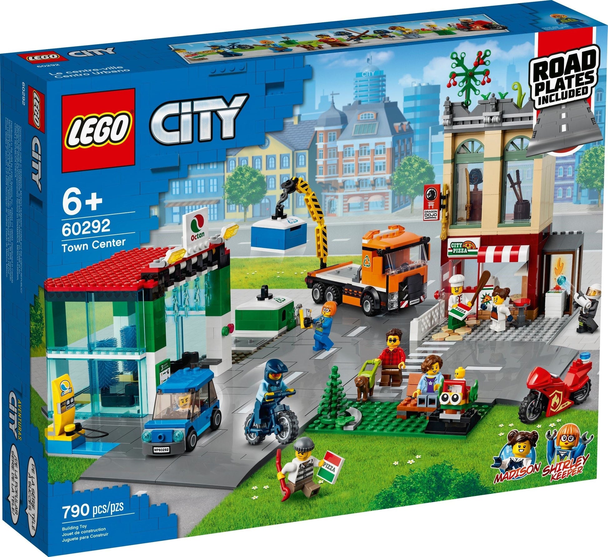 LEGO City Series 60292 Town Center- Auzzi Store