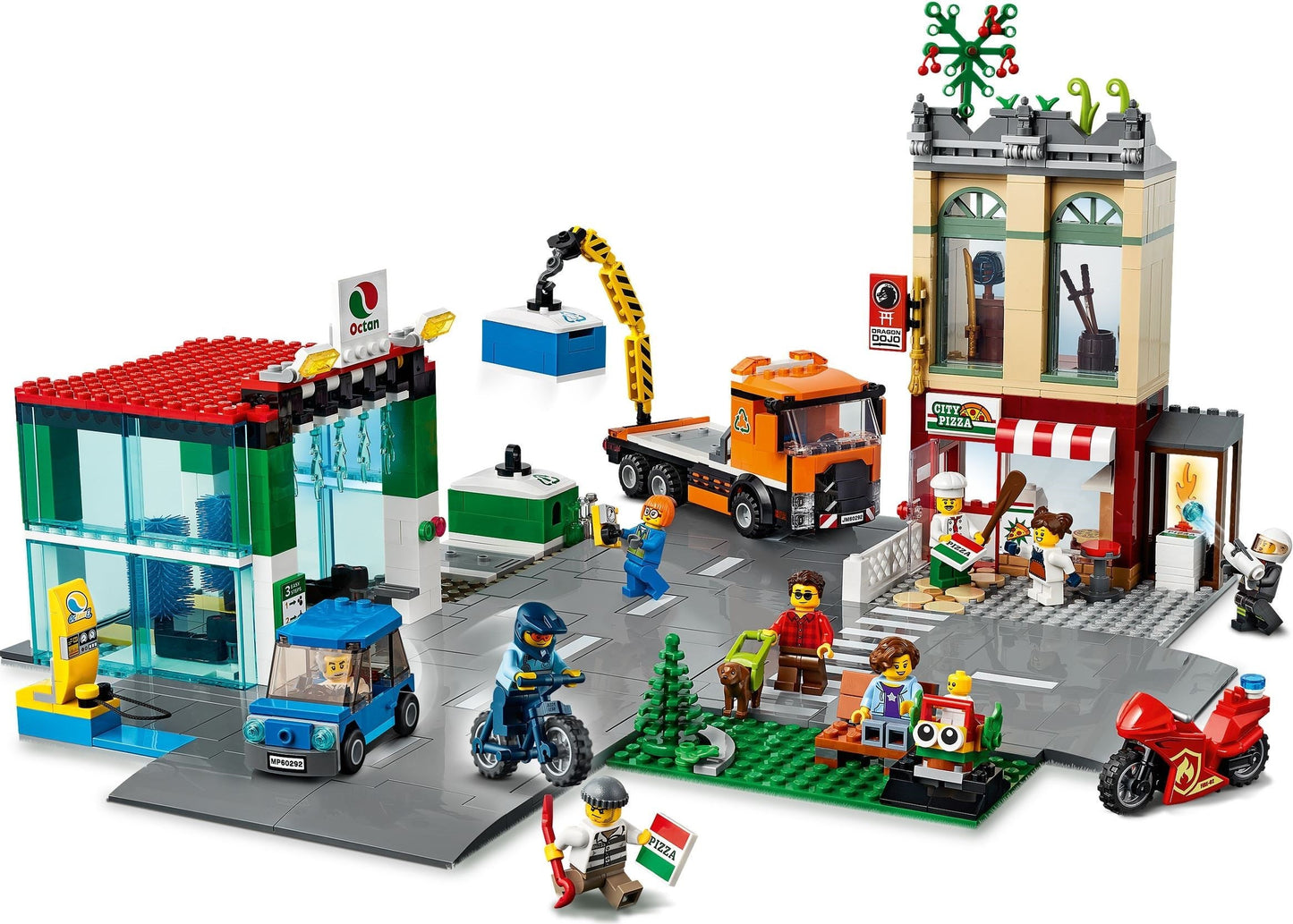 LEGO City Series 60292 Town Center- Auzzi Store