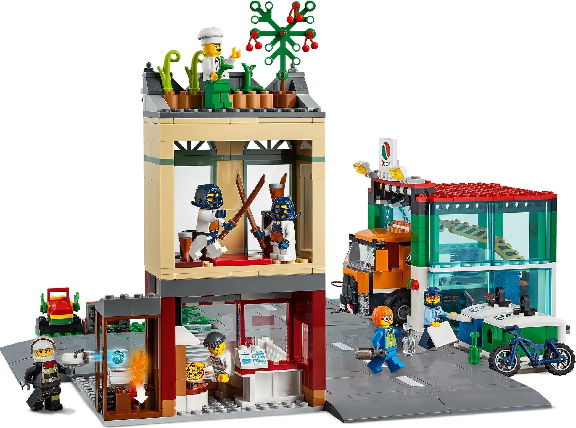LEGO City Series 60292 Town Center- Auzzi Store