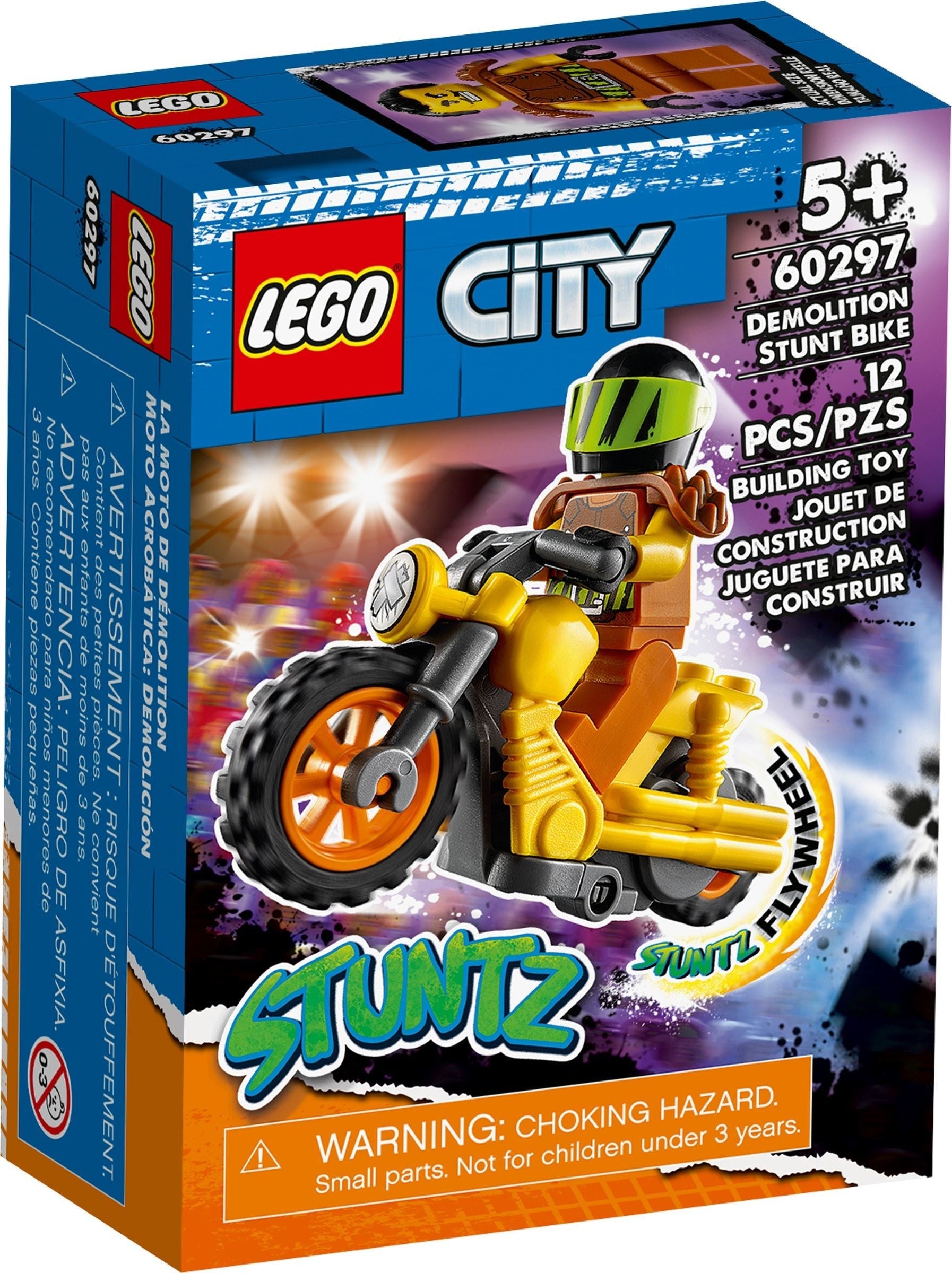 LEGO 60297 Stunt Bike: Daredevil Wallop's Demolition Ride - SuperSaverAU - view 1