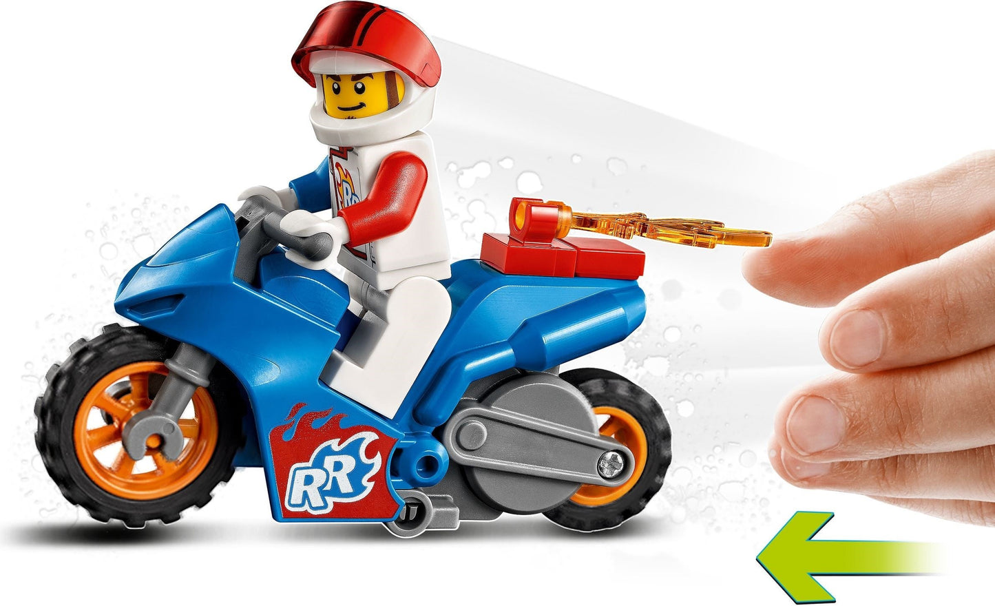 LEGO City Series 60298 Rocket Stunt Bike- Auzzi Store