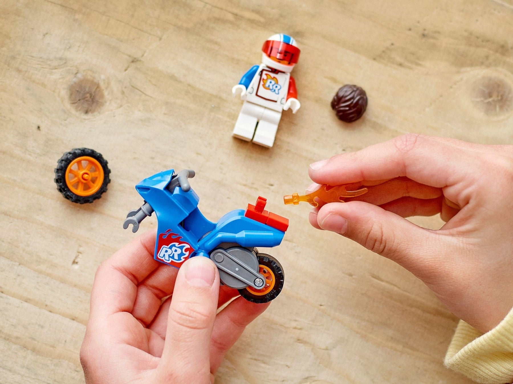 LEGO City Series 60298 Rocket Stunt Bike- Auzzi Store