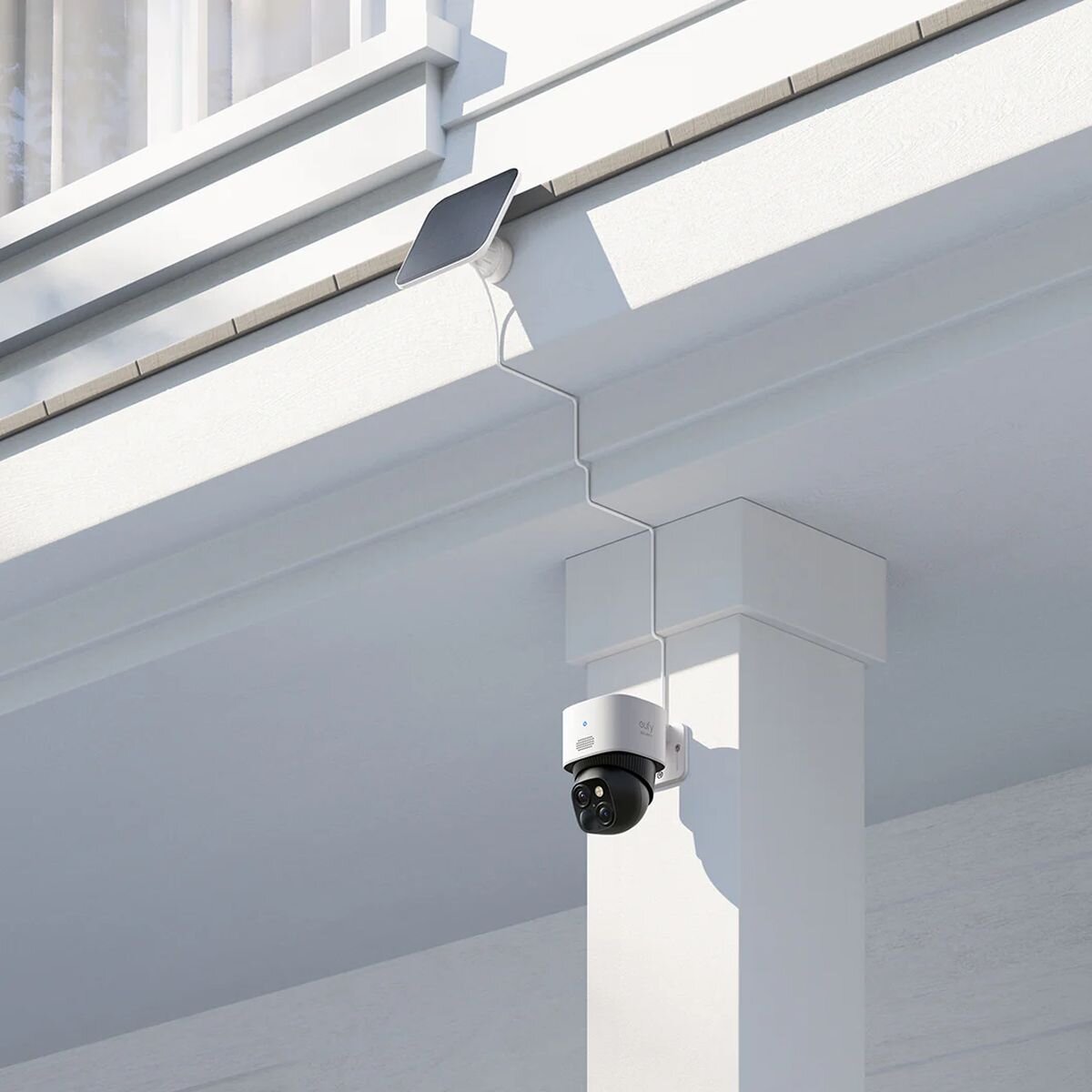Eufy S340 SoloCam 3K Dual-Camera Security Camera - 360° Pan and Tilt, Solar Powered - T8170TW1