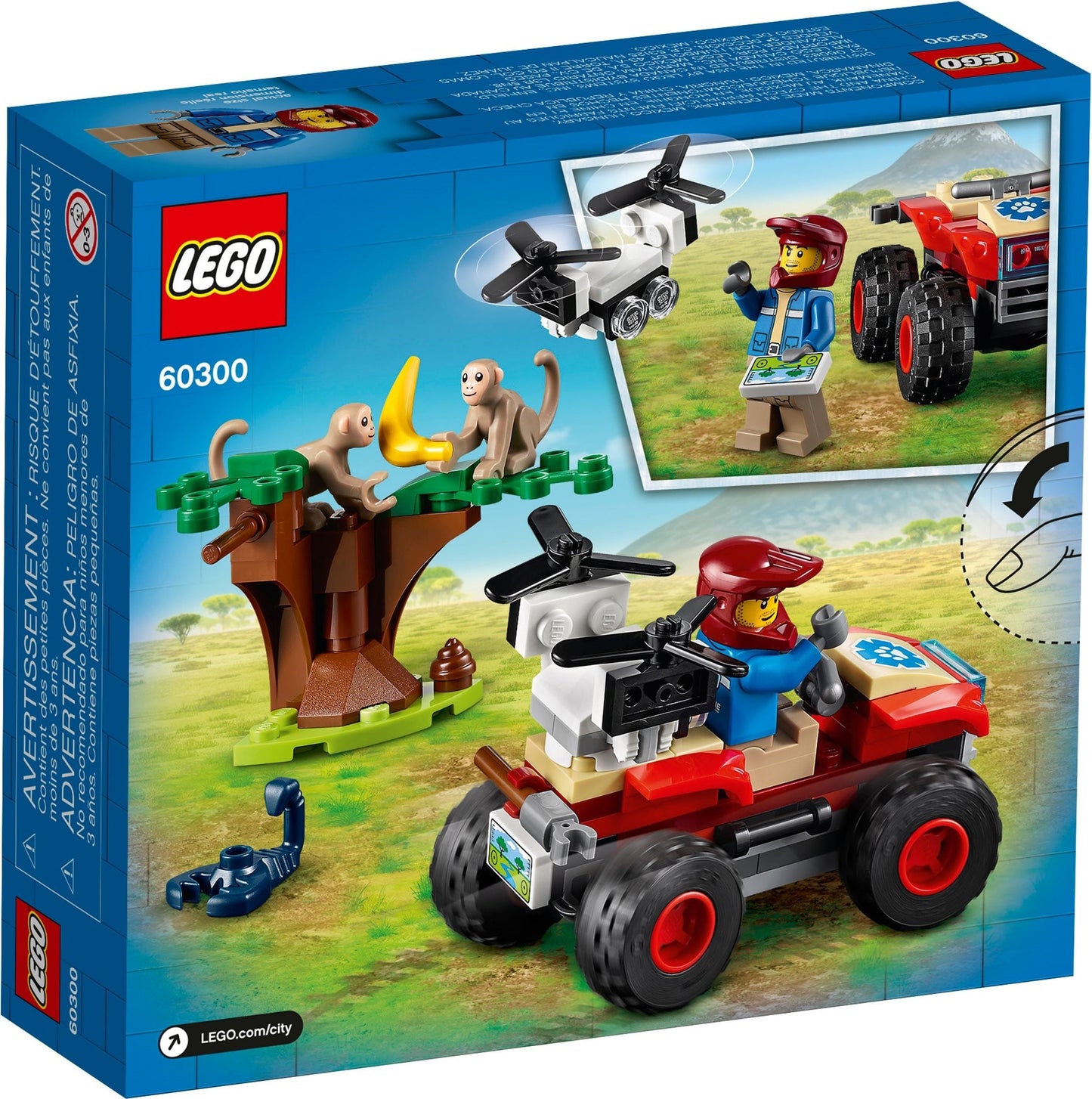 LEGO 60300 Wildlife Rescue ATV: Savanna Adventure Toy