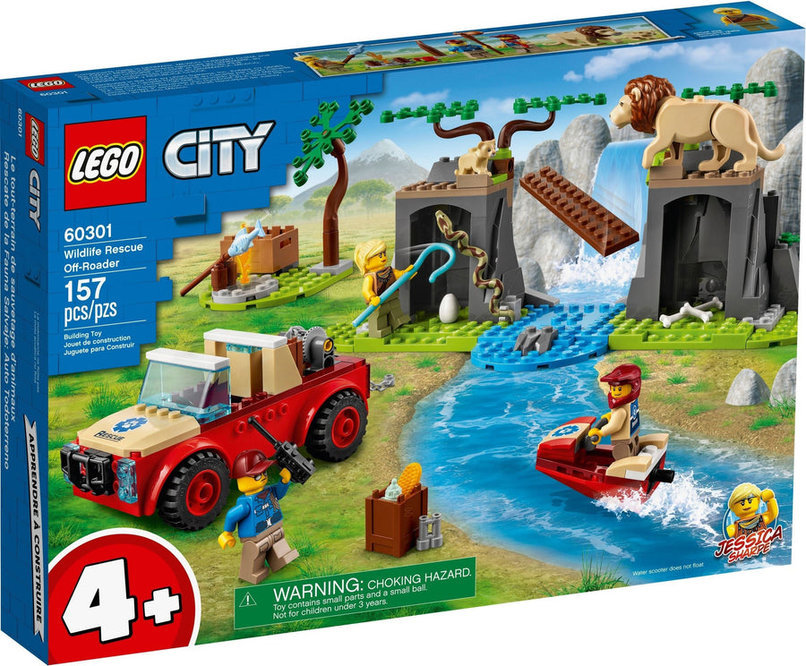 LEGO 60301 Wildlife Rescue Off-Roader 4+ Set - SuperSaverAU - view 1