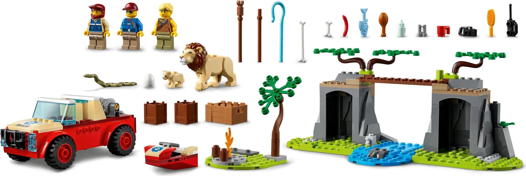 LEGO 60301 Wildlife Rescue Off-Roader 4+ Set - SuperSaverAU - view 6