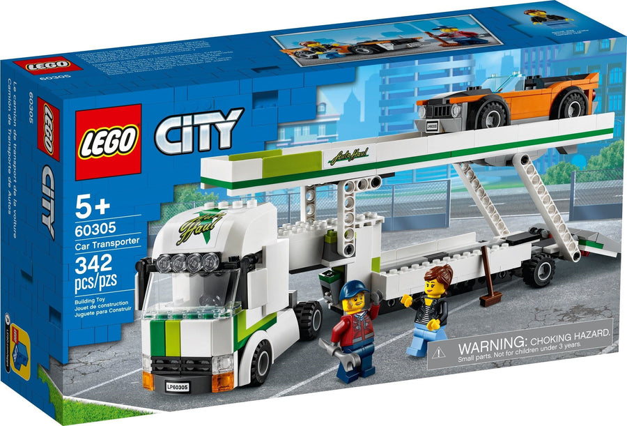 LEGO 60305 Car Transporter: Toy Truck with Muscle Car - SuperSaverAU - view 1