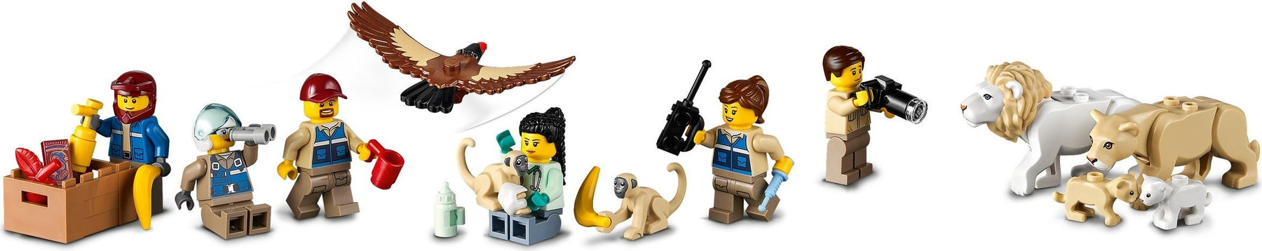 LEGO 60307 Wildlife Rescue Camp - Animals, Vehicles & Minifigures - SuperSaverAU - view 5