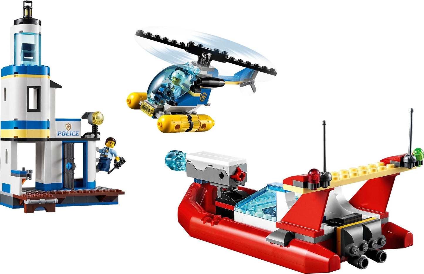 Lego City 60308 Seaside Police and Fire Mission- Auzzi Store