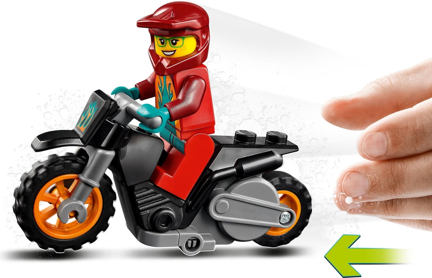LEGO 60311 Fire Stunt Bike: Freya McCloud & Motorcycle Toy - SuperSaverAU - view 5