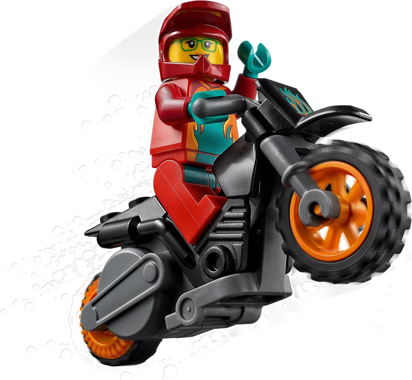 LEGO 60311 Fire Stunt Bike: Freya McCloud & Motorcycle Toy