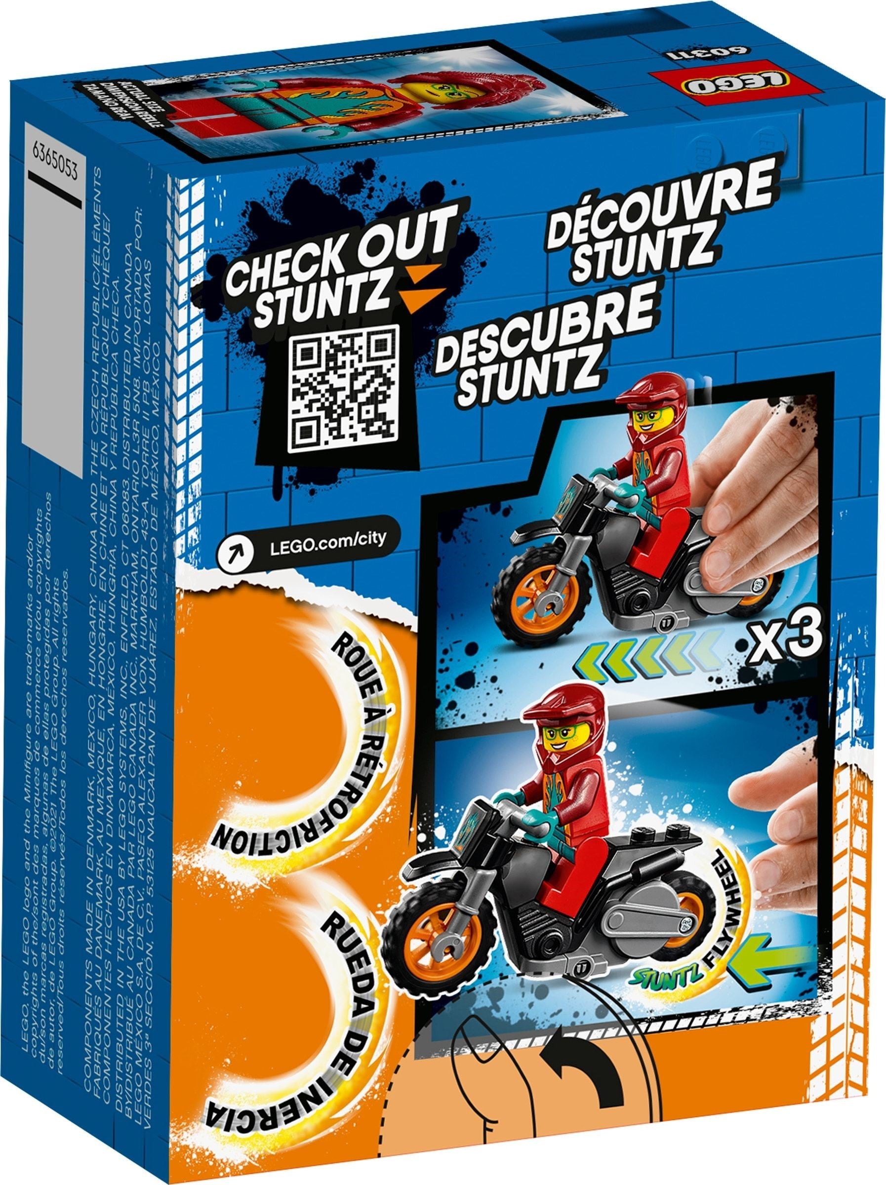 LEGO 60311 Fire Stunt Bike: Freya McCloud & Motorcycle Toy - SuperSaverAU - view 7