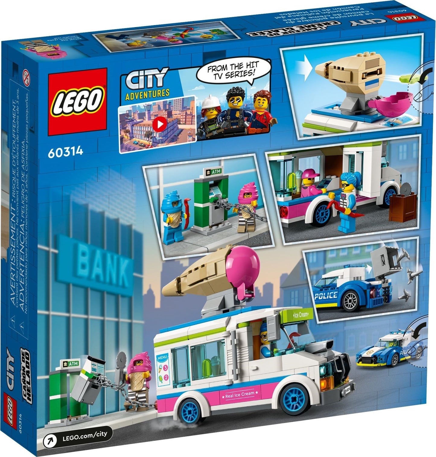 LEGO 60314 City Police Ice Cream Truck Chase