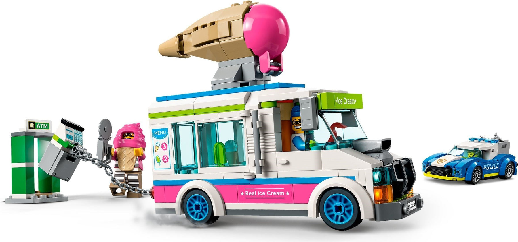 LEGO 60314 City Police Ice Cream Truck Chase - SuperSaverAU - view 5