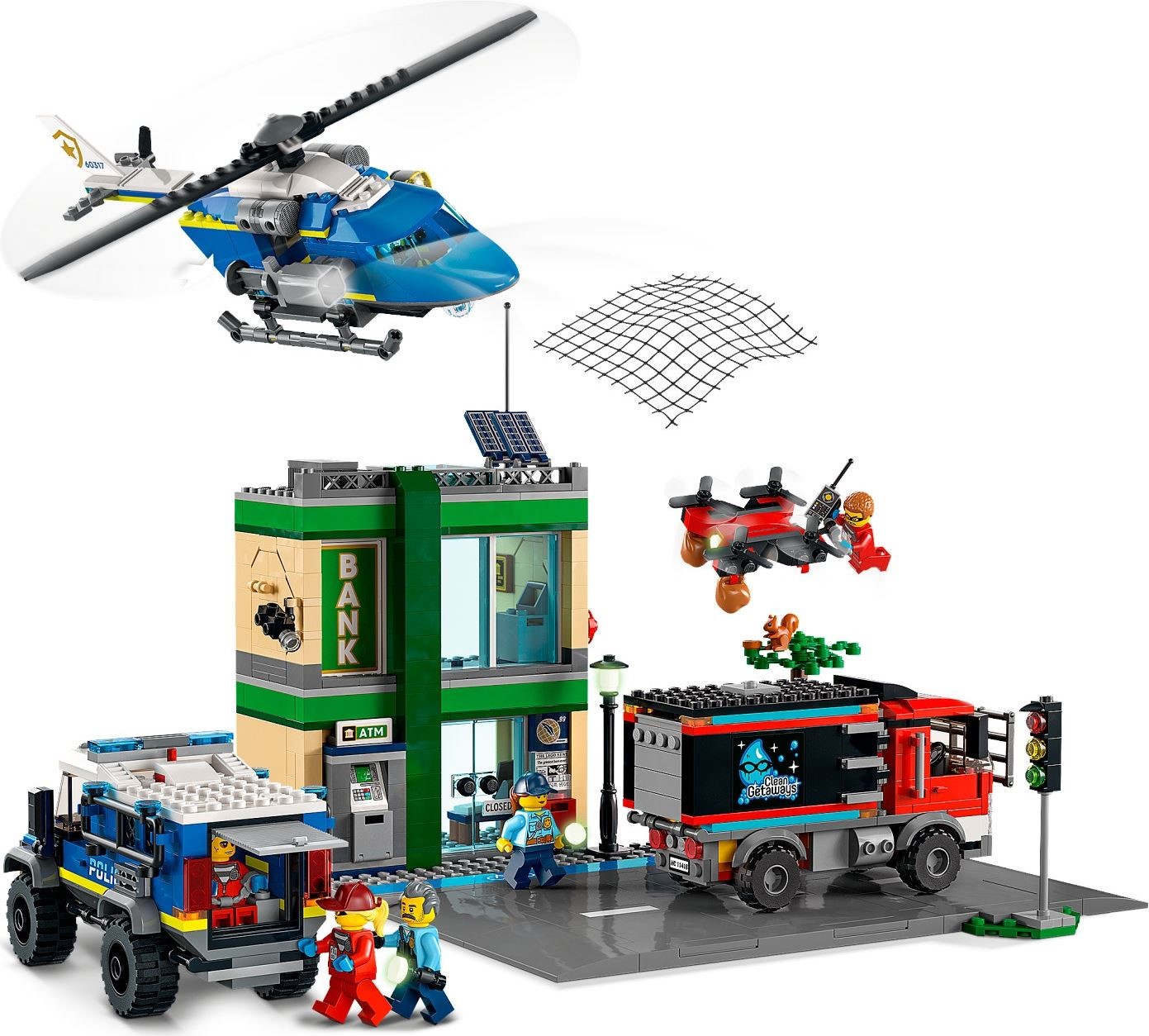 LEGO 60317 City Police Chase at the Bank Heist