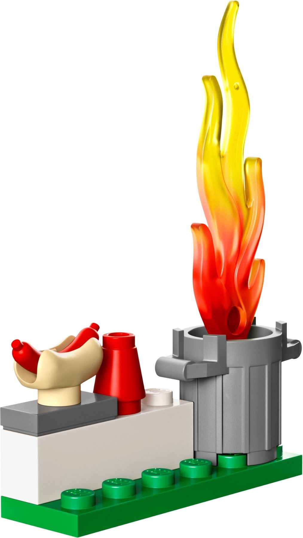 LEGO 60318 Fire Helicopter: Firefighter Rescue Playset (4+)