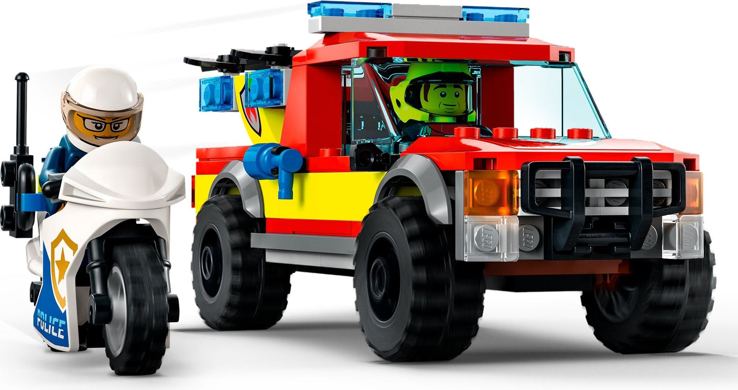 LEGO City Series 60319 Fire Rescue & Police Chase- Auzzi Store