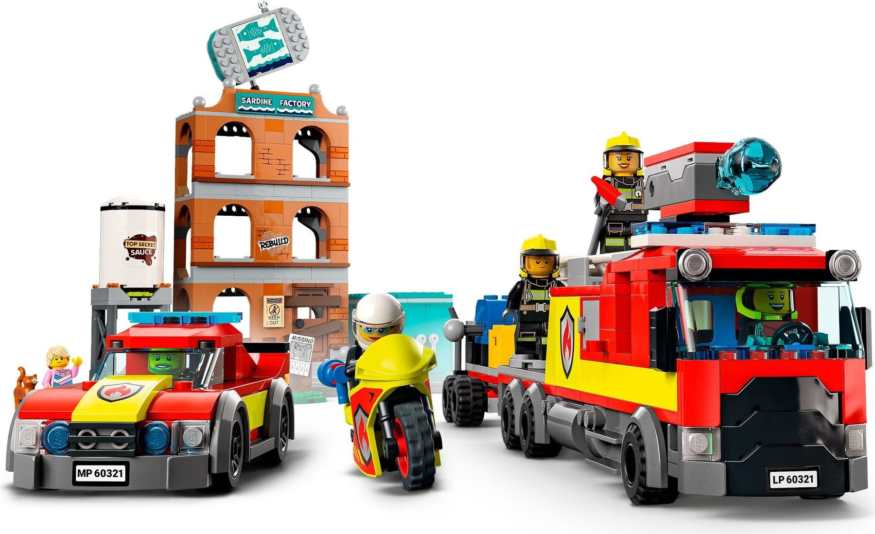 LEGO CITY 60321 : Fire Brigade - Retired - SuperSaverAU - view 3