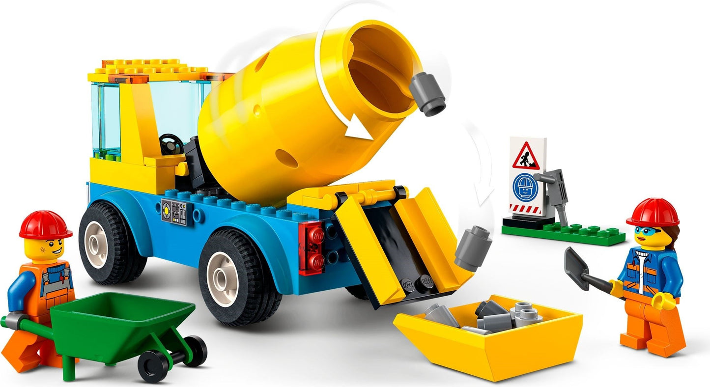 LEGO City Series 60325 Cement Mixer Truck- Auzzi Store