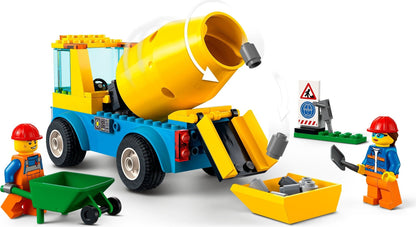 LEGO City Series 60325 Cement Mixer Truck- Auzzi Store