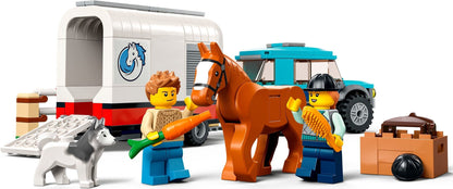 LEGO 60327 City Horse Transporter: SUV, Trailer & Jumping Set