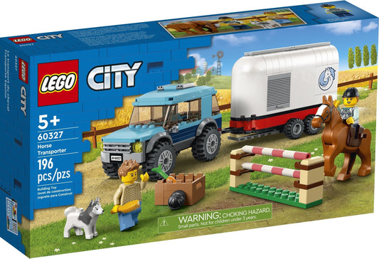 LEGO 60327 City Horse Transporter: SUV, Trailer & Jumping Set