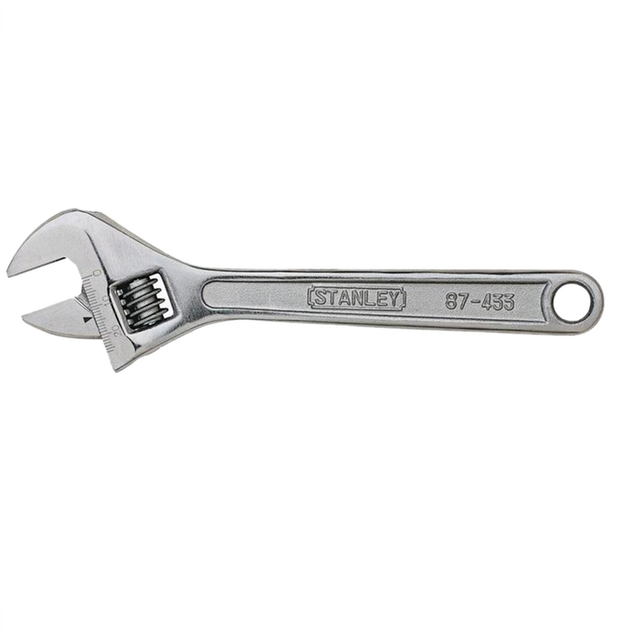 Stanley Adjustable Wrench - 250mm - Steel - Rust Resistant - SuperSaverAU - view 1