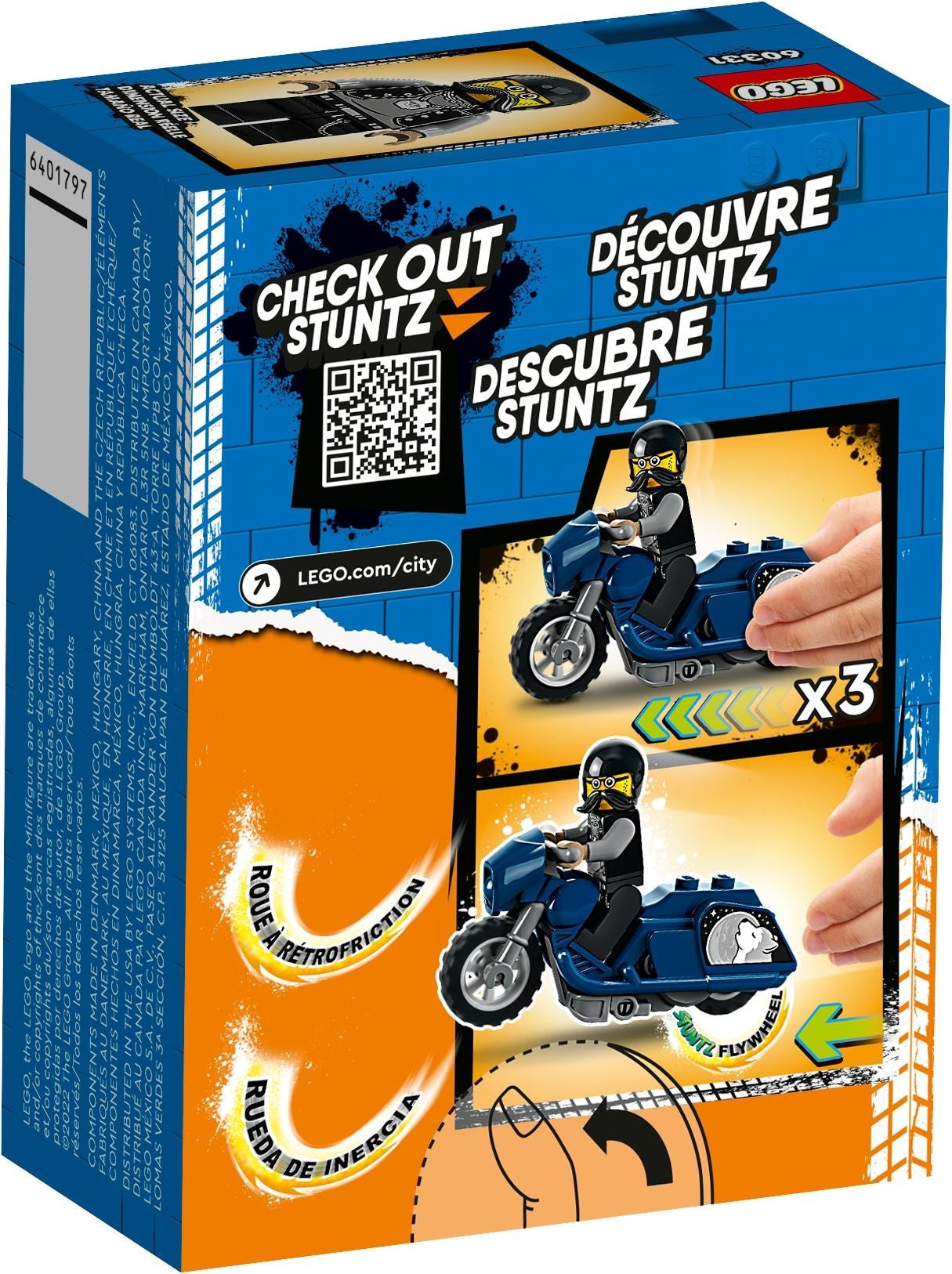 LEGO City 60331 Touring Stunt Bike- Auzzi Store