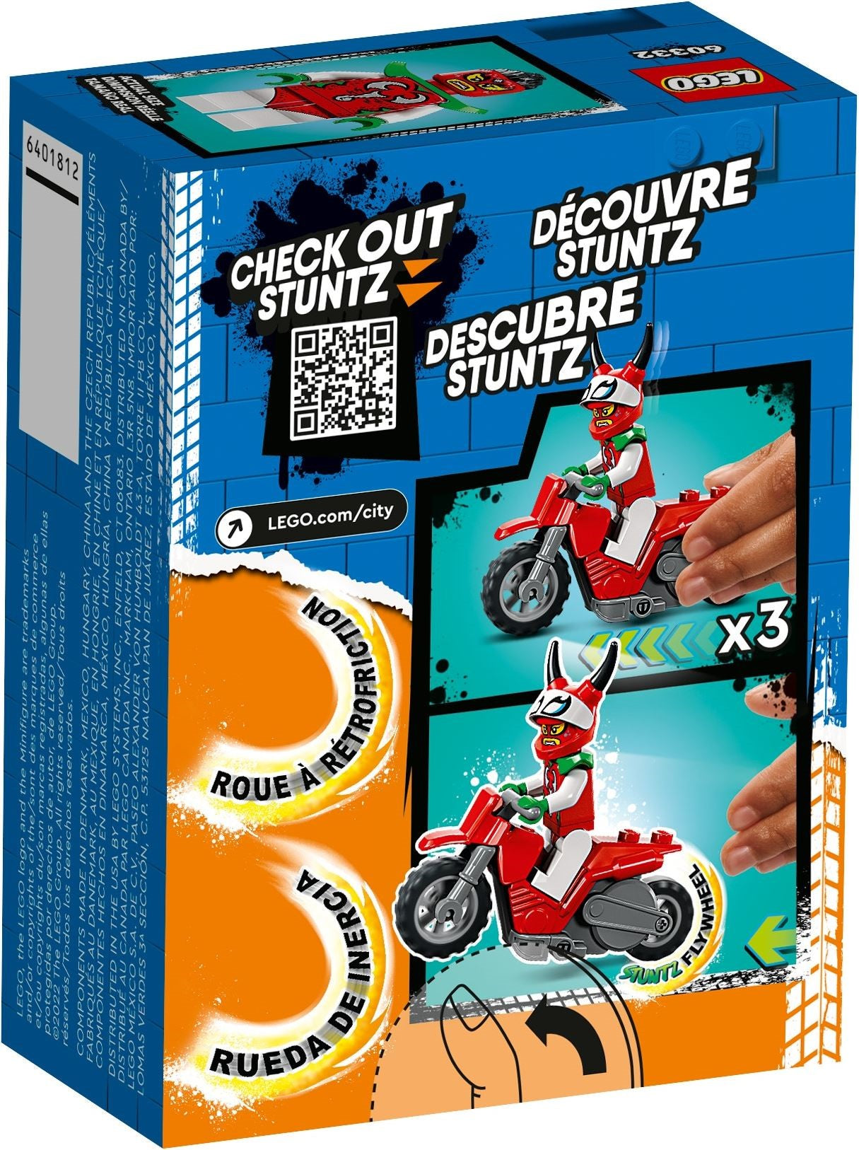 LEGO City 60332 Reckless Scorpion Stunt Bike- Auzzi Store