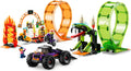 LEGO CITY STUNTZ Double Loop Stunt Arena Monster Truck Set (60339) - SuperSaverAU - view 2