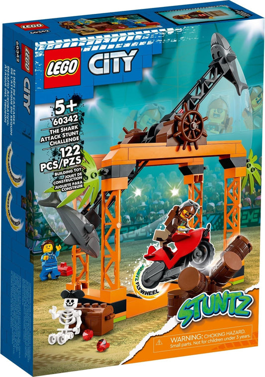 LEGO City 60342 The Shark Attack Stunt Challenge- Auzzi Store