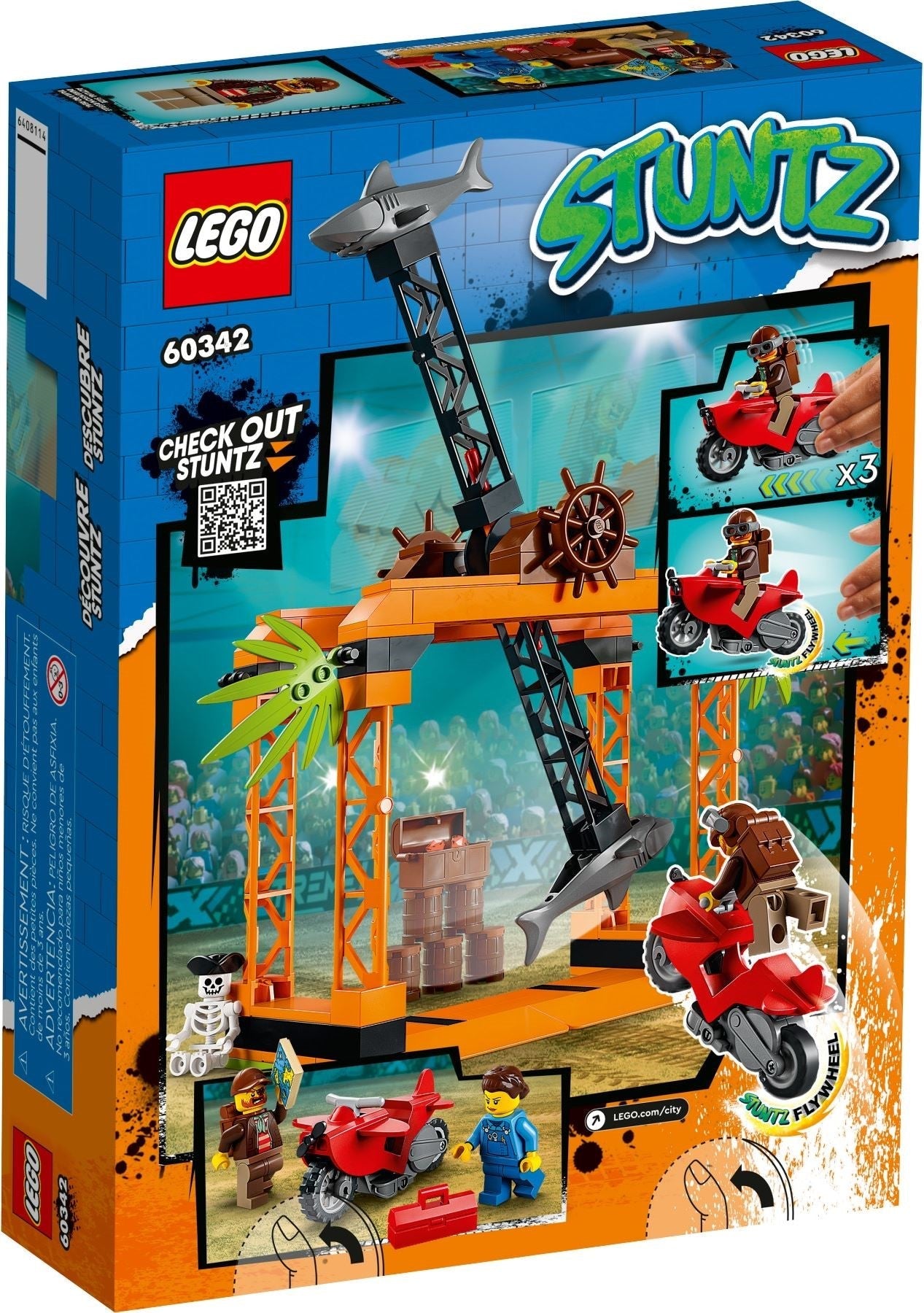 LEGO City 60342 The Shark Attack Stunt Challenge- Auzzi Store
