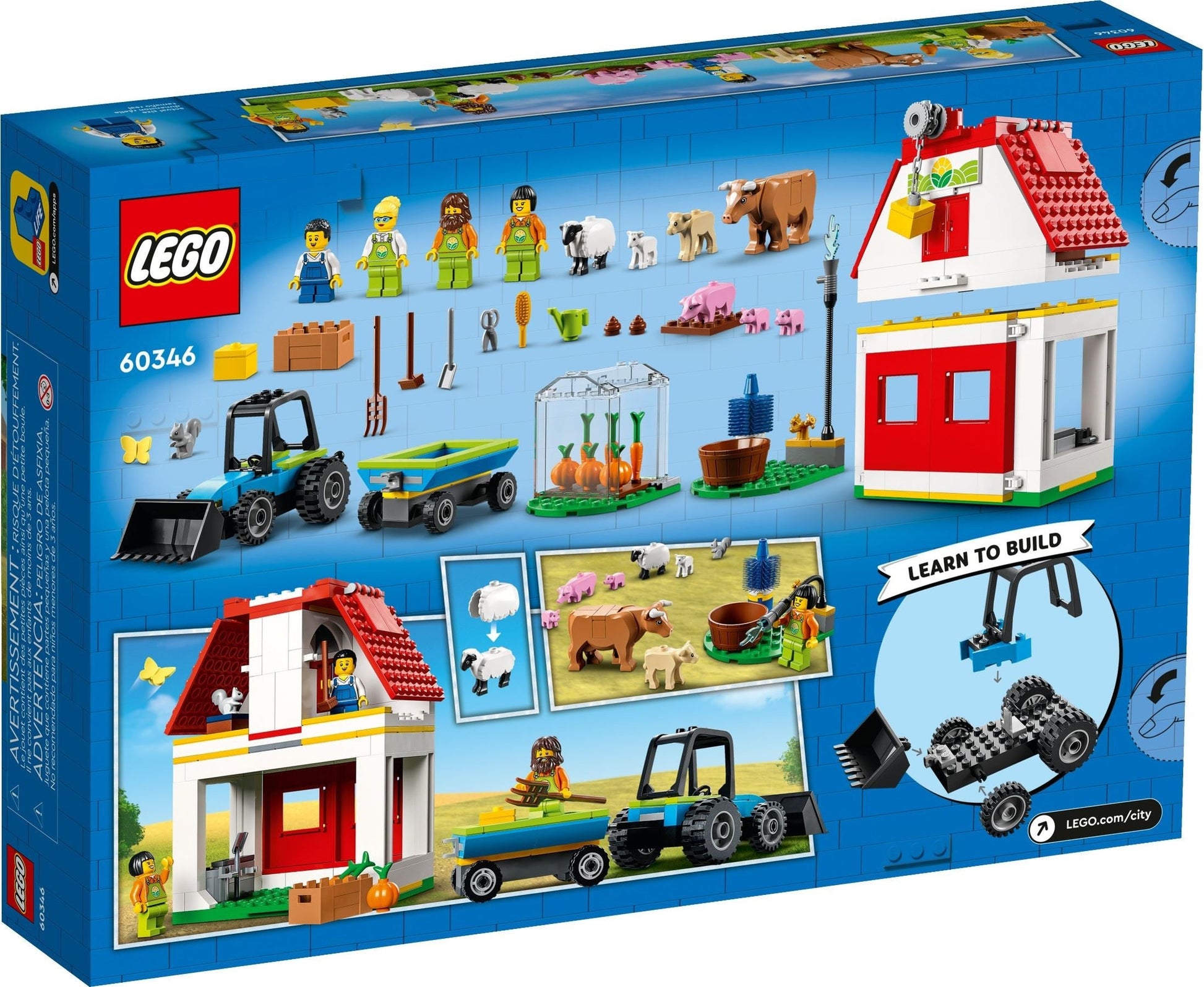 LEGO City 60346 Barn & Farm Animals- Auzzi Store