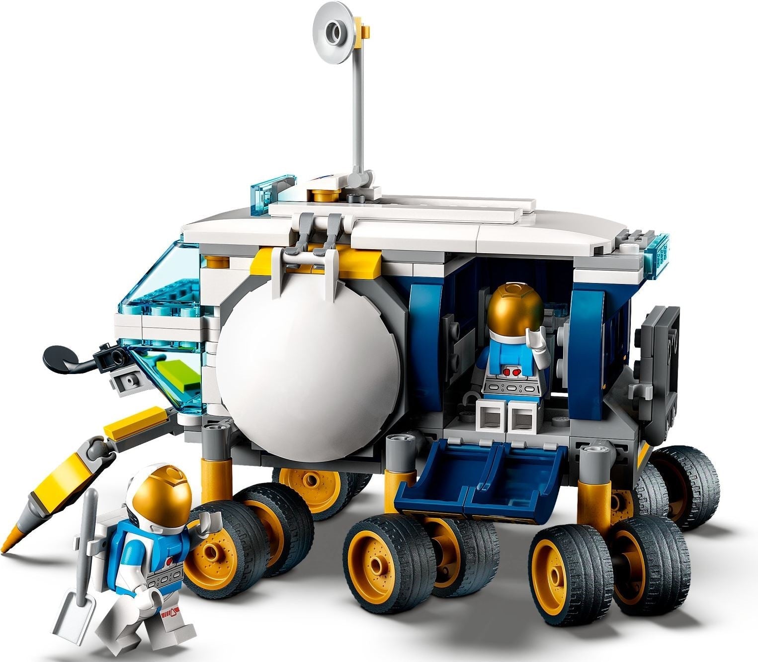 LEGO 60348 Lunar Roving Vehicle: Space Rover Toy for Kids 6+ - SuperSaverAU - view 4