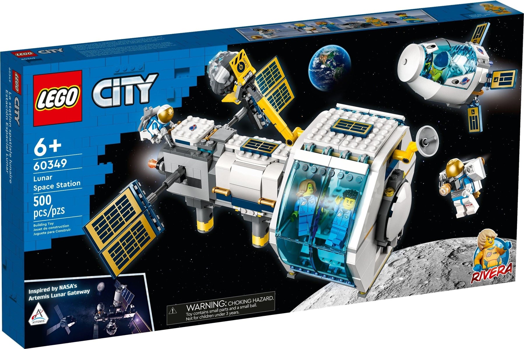 LEGO 60349 Lunar Space Station: Build & Explore the Moon! - SuperSaverAU - view 1