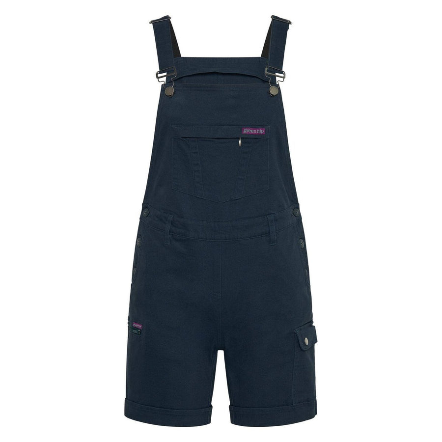 Green Hip All Women Shortalls - Gardener Green - Size 14 - Adjustable Fit - Cargo Pocket - SuperSaverAU - view 1