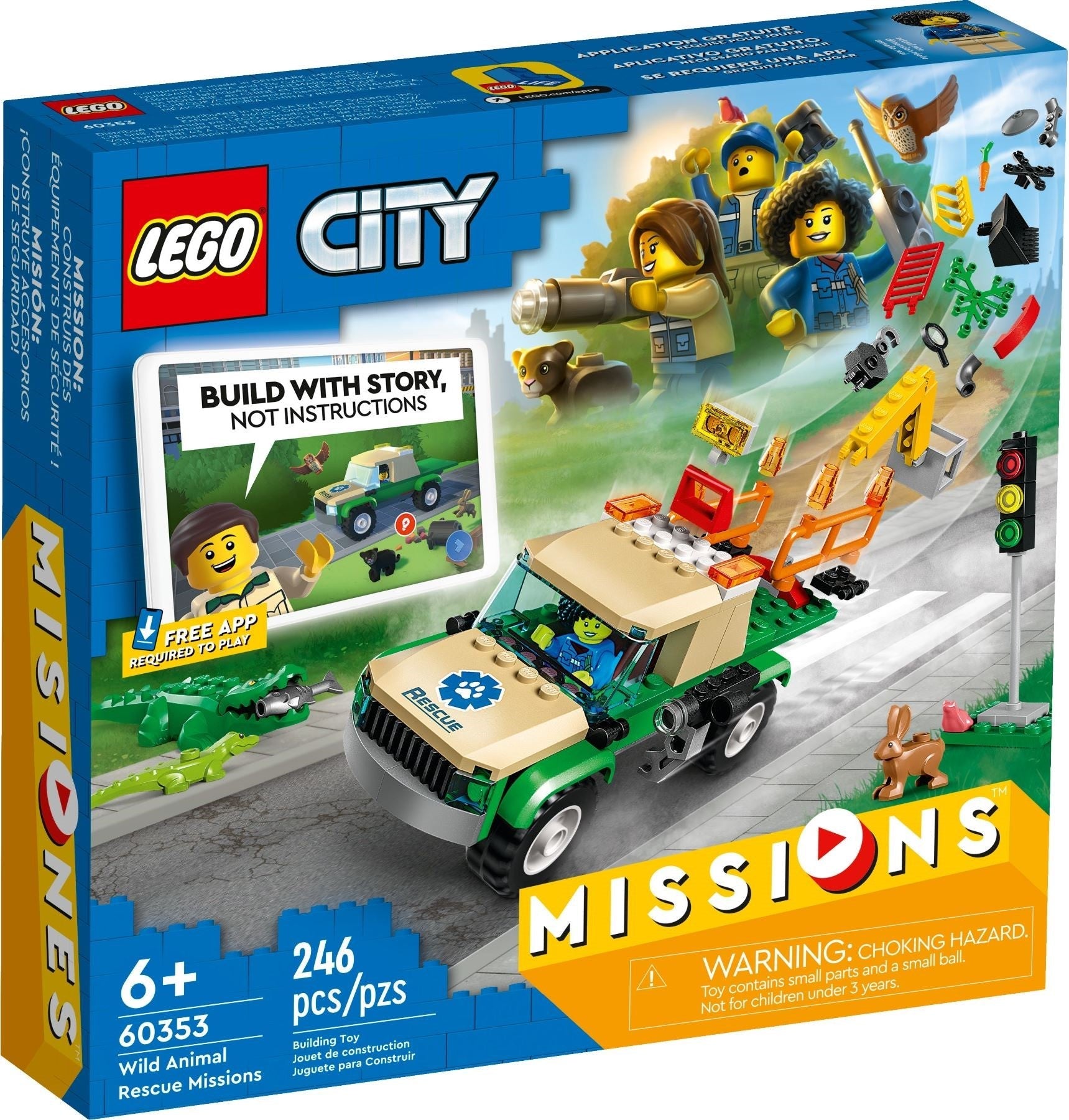LEGO City 60353 Wild Animal Rescue Missions- Auzzi Store