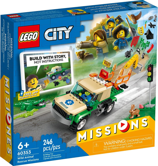 LEGO City 60353 Wild Animal Rescue Missions- Auzzi Store