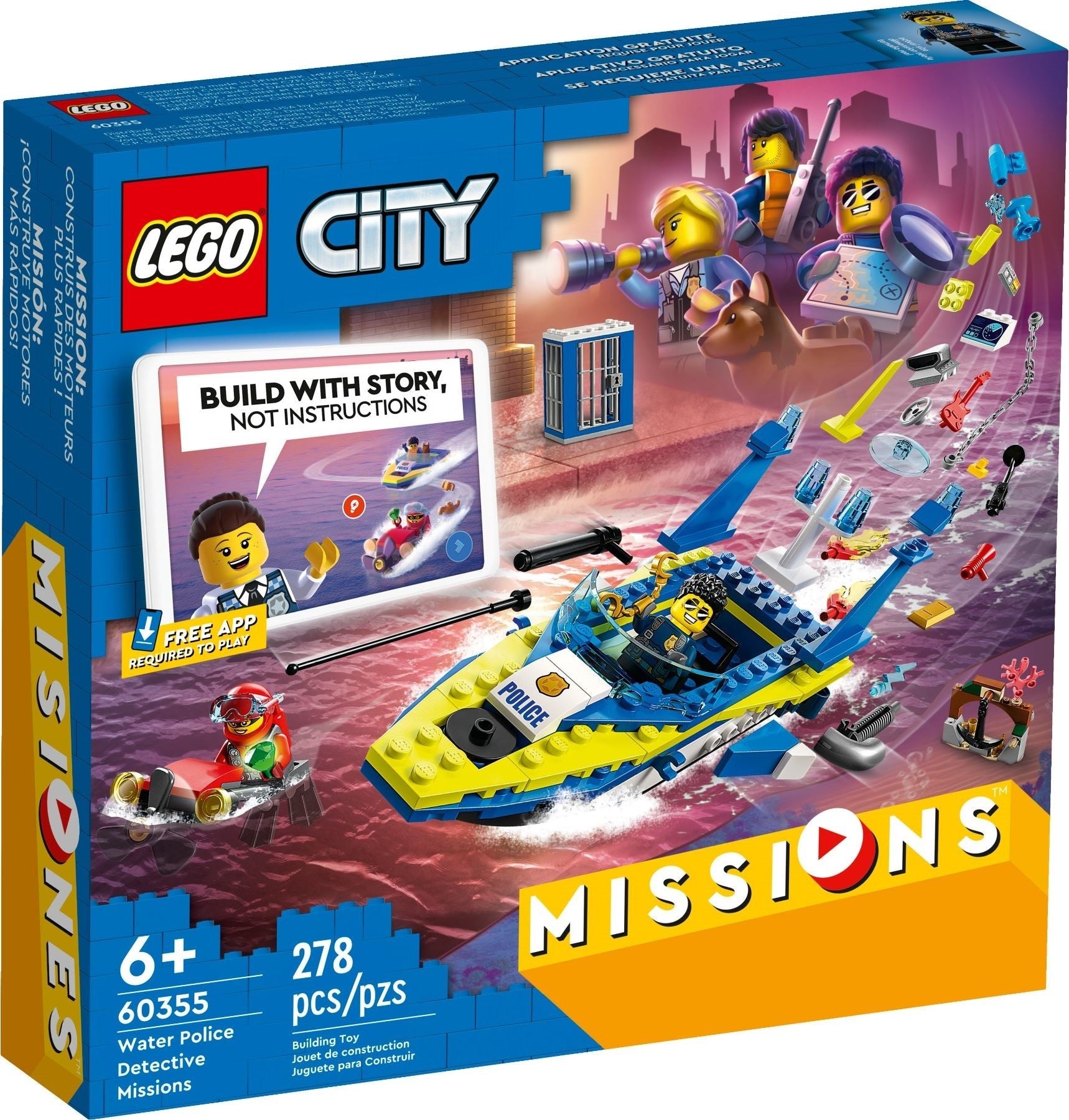 LEGO City 60355 Water Police Detective Missions- Auzzi Store