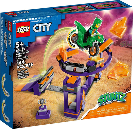 LEGO City Series 60359 Dunk Stunt Ramp Challenge- Auzzi Store