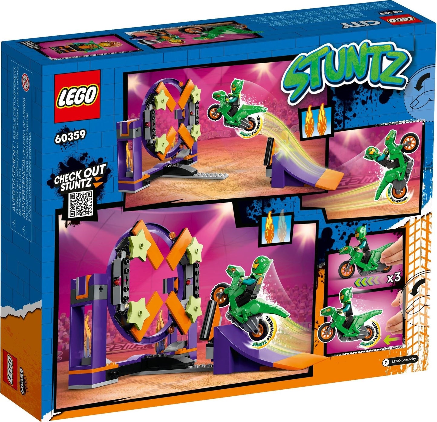 LEGO City Series 60359 Dunk Stunt Ramp Challenge- Auzzi Store