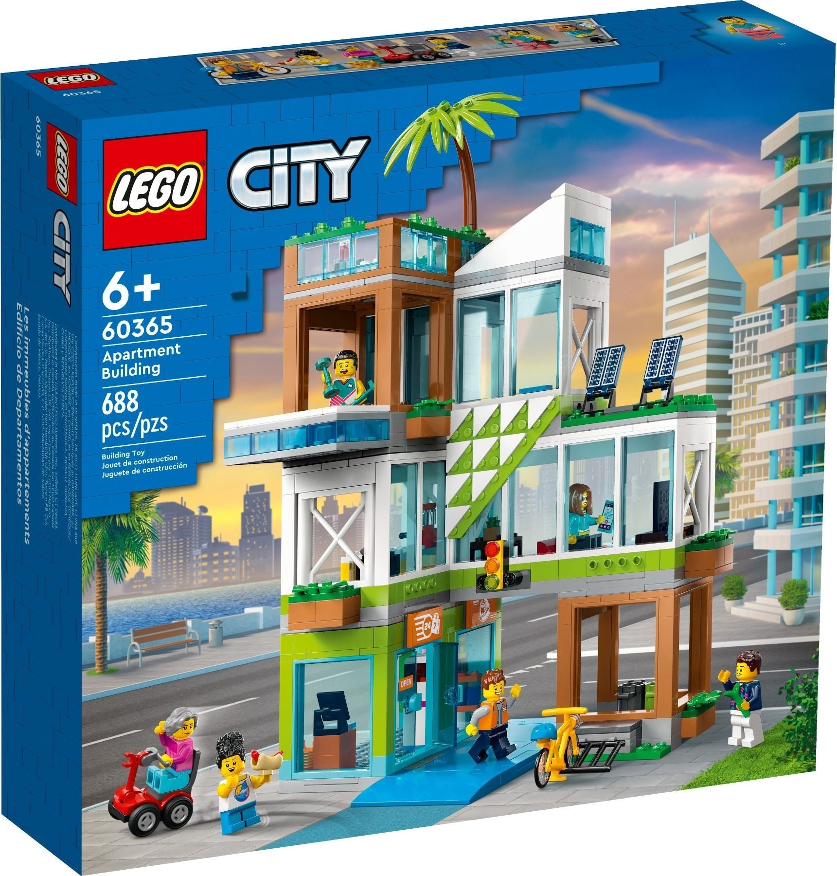 LEGO City Series 60365 Apartment Building- Auzzi Store