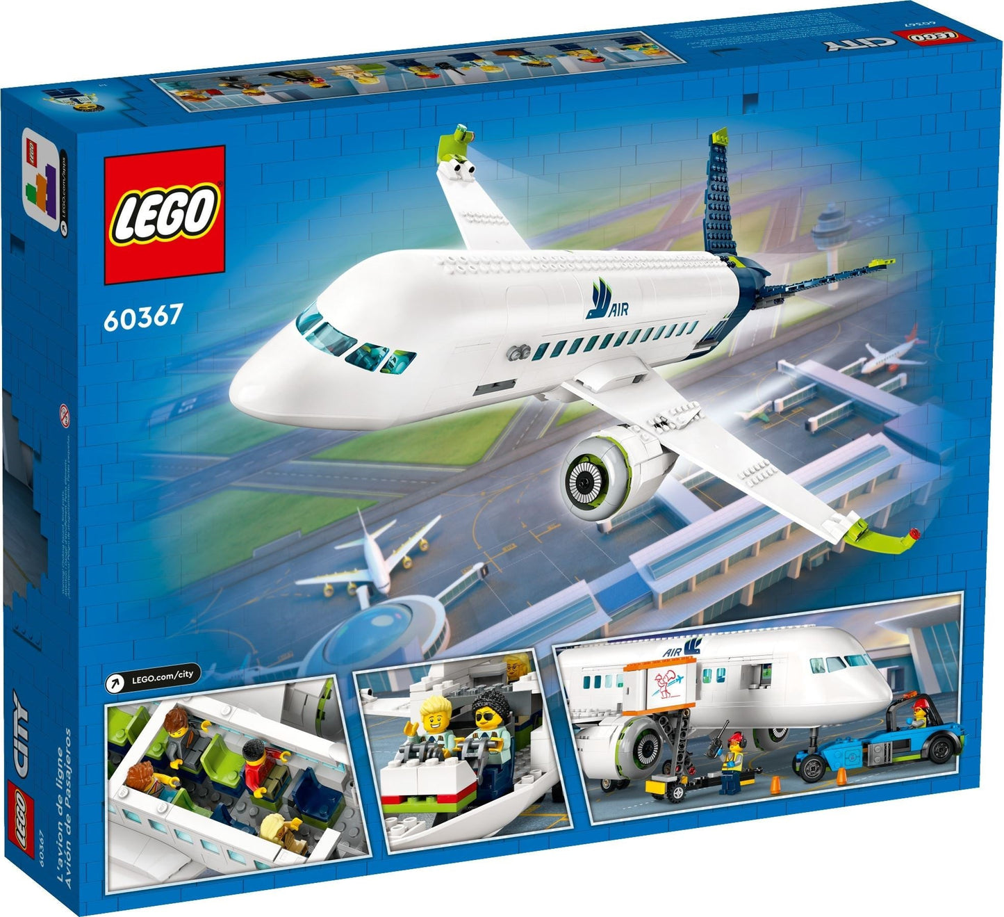 LEGO City 60367 Passenger Airplane- Auzzi Store