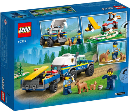 LEGO City Series 60369 Mobile Police Dog Training- Auzzi Store