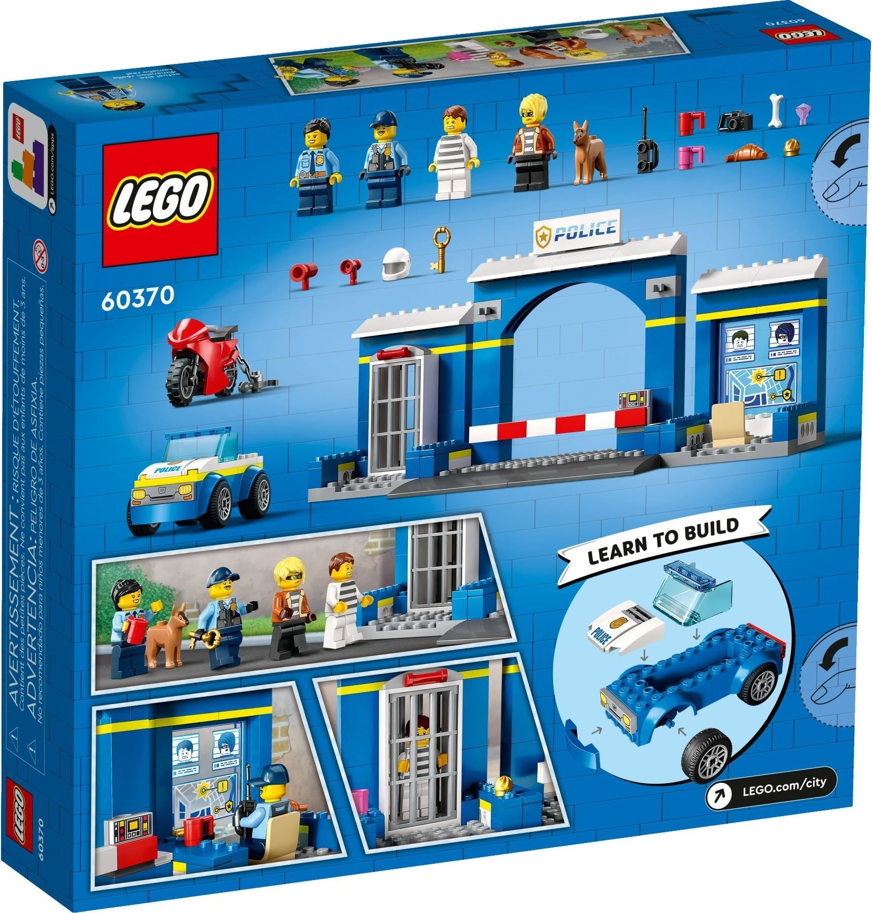 LEGO City Series 60370 Police Station Chase- Auzzi Store
