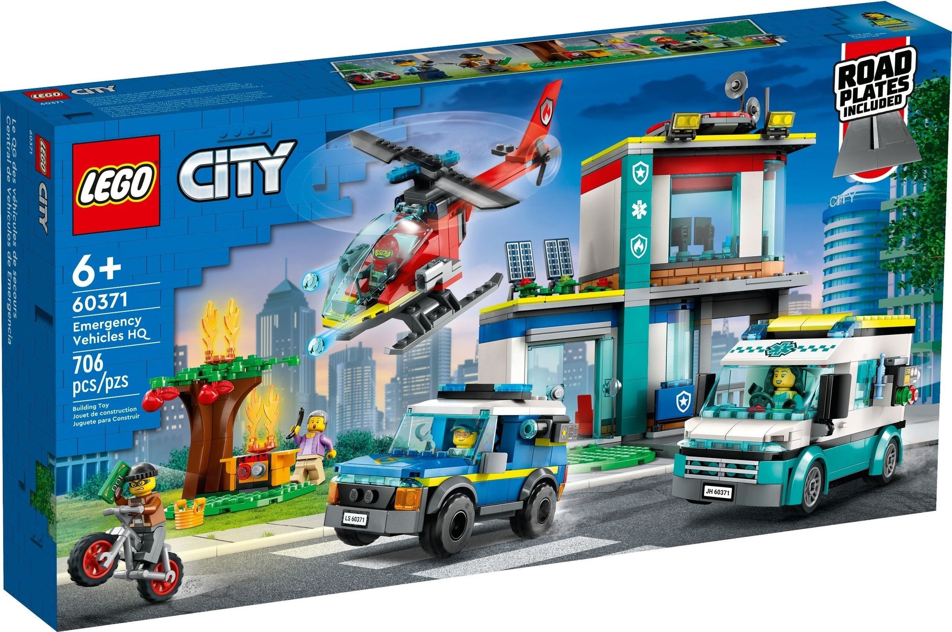 LEGO City Series 60371 Emergency Vehicles HQ- Auzzi Store