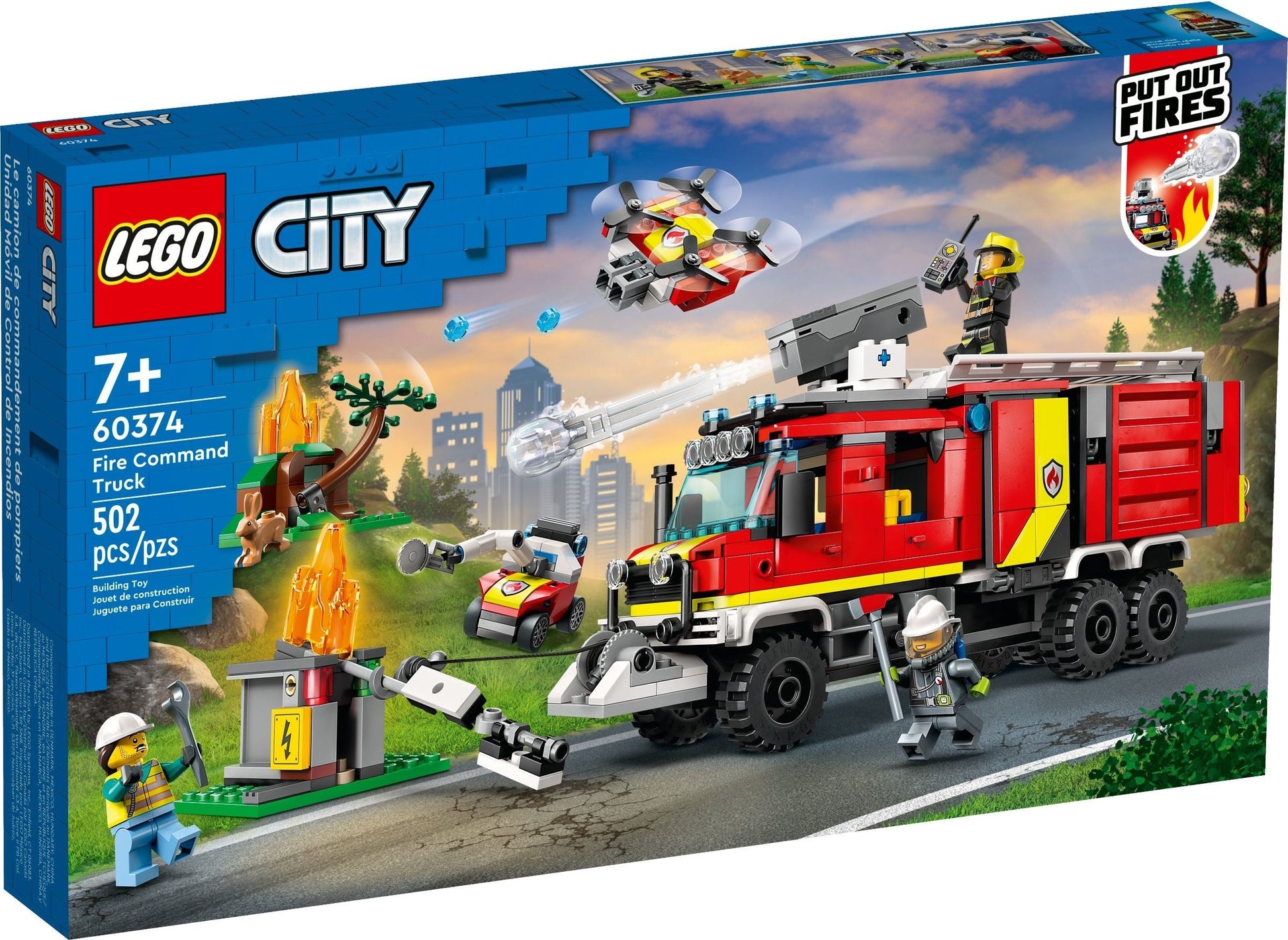 LEGO City Series 60374 Fire Command Truck- Auzzi Store