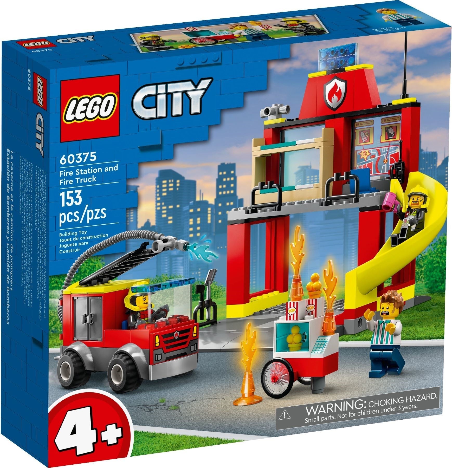 LEGO City Series 60375 Fire Station and Fire Truck- Auzzi Store