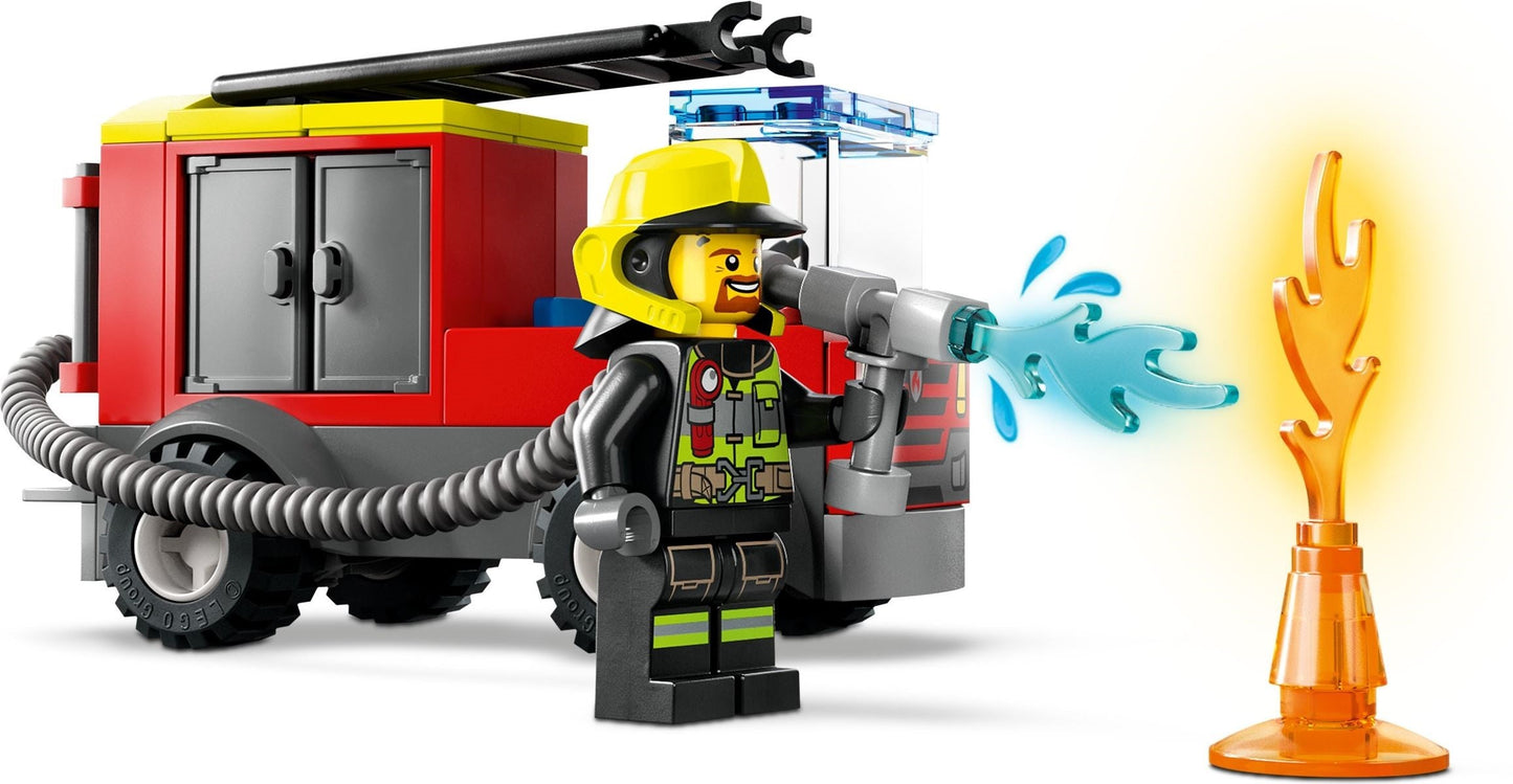 LEGO City Series 60375 Fire Station and Fire Truck- Auzzi Store